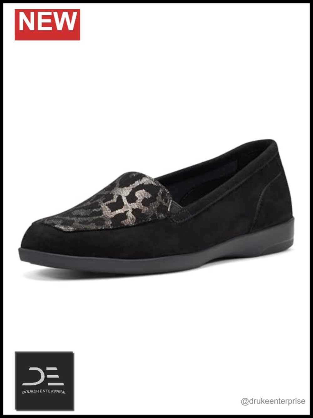 Easy Spirit Devitt Women's Slip-On Loafer Suede Casual Shoes Orthotic Friendly